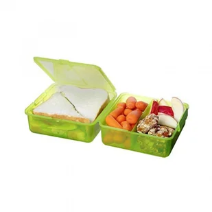 Sistema Lunchbox Cube zielony, 14,5x15x9,6 cm - Pojemniki kuchenne - miniaturka - grafika 4
