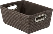 Pojemniki na zabawki - WENKO Koszyk do przechowywania WENKO CHROMO, brązowy, 20x28x12 cm - miniaturka - grafika 1