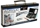 Pozostałe akcesoria dla plastyków - Royal Langnickel Royal & Langnickel zestaw do nauki malarstwa akrylowego dla początkujących, produkt niedostępny w polskiej wersji językowej RSET-ACR3000 - miniaturka - grafika 1