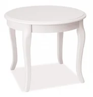 Ławy i stoliki kawowe - Signal ŁAWA ROYAL D BIAŁY 60X60 - miniaturka - grafika 1