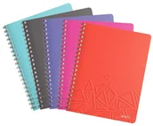 Szkolne artykuły papiernicze - Leitz 46570099 Kołonotatnik Urban Chic A5 w linie z okładką kartonową Mix 46570099 - miniaturka - grafika 1