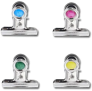 Zeller 11228-zestaw zaciski na magnes, 4-częściowy, metalowe - Dekoracje domu Zeller 11228-zestaw zaciski na magnes, 4-częściowy, metalowe - Dekoracje domu - miniaturka - grafika 1