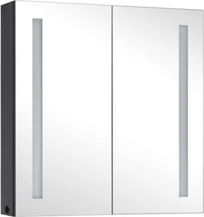 VidaXL Lumarko Szafka łazienkowa z lustrem i LED, 62x14x60 cm 325542 VidaXL - Szafki łazienkowe - miniaturka - grafika 3