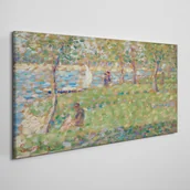 Obrazy i zdjęcia - PL Coloray Obraz na Płótnie Wyspa Malarstwo Seurat 100x50cm - miniaturka - grafika 1