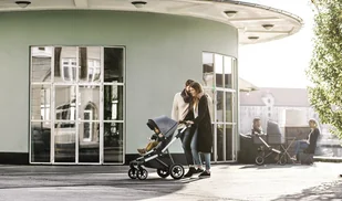 Thule Sleek - rama + siedzisko spacerowe - Grey Melange - Wózki dziecięce - miniaturka - grafika 4
