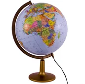 Globusy - Zachem Globus polityczno-fizyczny podświetlany 42 cm - miniaturka - grafika 1