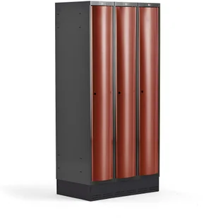 AJ Produkty Metalowa szafa ubraniowa na cokole - Szafki BHP - miniaturka - grafika 15