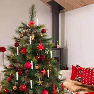 Konstsmide 1915  100 1910  100/5 LED drzewko oświetlenie dodatkowy zestaw do białych świec/do użytku wewnątrz pomieszczeń (IP )/zasilana na baterie: 5 X AA 1.5 V (w zestawie)/5 ciepło białych diod 1915-100 - Pozostałe oświetlenie - miniaturka - grafika 2