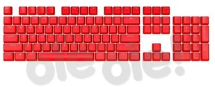 Corsair PBT Double-shot Pro Keycaps czerwone - Tuning komputera - akcesoria - miniaturka - grafika 2