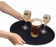 Tace i patery - Kristallon Round antypoślizgowa taca z tworzywa sztucznego. o średnicy 356 MM (14 "). C557 - miniaturka - grafika 1