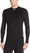 Pozostała odzież narciarska - UNDER ARMOUR coldgear Compression Mock męskie, czarne, M 1280801-001 - miniaturka - grafika 1