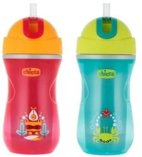 Chicco Kubek niekapek termiczny ze słomką 266 ml : Kolor - Niebieski - Kubki dla dzieci - miniaturka - grafika 5