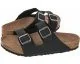 Klapki i japonki męskie - Birkenstock Klapki Arizona BS Black Earthy Vegan 1019115 (BK144-a) - miniaturka - grafika 1