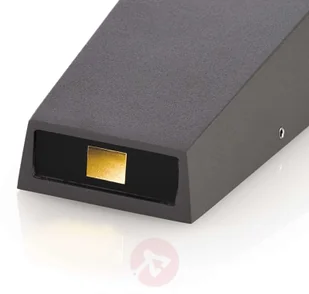 Lampenwelt com Kinkiet zewnętrzny LED Dagur, ciemnoszary - Lampy ogrodowe - miniaturka - grafika 5