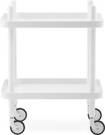 Ławy i stoliki kawowe - Normann Copenhagen Stolik Block biały z białą ramą 602195 - miniaturka - grafika 1