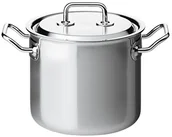 Garnki - Unbekannt Spring 0415580622 Brigade Premium mięsa/garnek na warzywa garnek z pokrywką, ze stali nierdzewnej, srebrny, 20 x 30 x 33 cm 415580622 - miniaturka - grafika 1