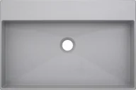 Umywalki - Deante CQR SU6S UMYWALKA CORREO SZARA STAWIANA NA BLAT 600x400mm szara - miniaturka - grafika 1