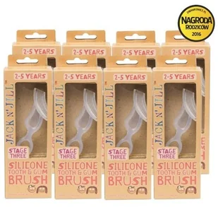 Jack N Jill Silicone szczoteczka do zębów i dziąseł dla dzieci soft For Children 2 6 Years - Szczoteczki do zębów dla dzieci - miniaturka - grafika 5