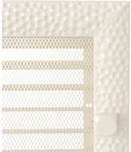 Kratki wentylacyjne - Parkanex kominkowa Venus kremowa żaluzja 17x30 beż - miniaturka - grafika 1