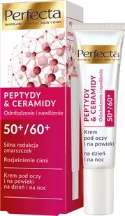 Perfecta Peptydy I Ceramidy Krem pod oczy i na powieki na dzień i na noc 50+/60+ 15ml - Kosmetyki pod oczy - miniaturka - grafika 2