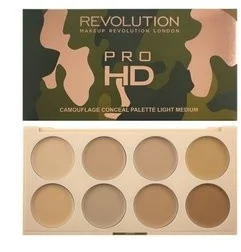 Revolution Ultra Pro HD Camouflage Light Medium MAKE UP - Bronzery i konturowanie twarzy - miniaturka - grafika 4