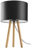 Lampy stojące - TK Lighting Minimalistyczna lampka nocna buk TOKYO E27 60W wys. 52cm czarny TK5293 - miniaturka - grafika 1
