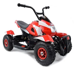 Super-Toys MEGA WIELKI QUAD MAVERICK Z NAPĘDEM 4X4, AMORTYZATORY, MIĘKKIE KOŁA,/BBH3588 BBH-3588-CZERWONY - Pojazdy elektryczne dla dzieci - miniaturka - grafika 45