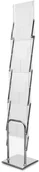 Akcesoria do reklamy - Stojak na ulotki 4 x A4 Cristal - miniaturka - grafika 1