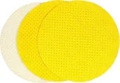 Materiały ścierne - Yato Krążek ścierny perforowany z rzepem 225mm 3szt P100 do szlifierki YT-846023 - miniaturka - grafika 1