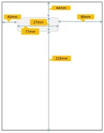 Dodatki do drukarek i skanerów - Avery Stick 'ngo z wbudowanymi samoprzylepne etykiety, na PrestaShop-faktur, 500 arkuszy papieru L7984-500 - miniaturka - grafika 1
