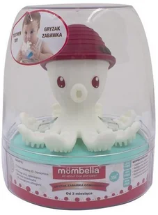 Mombella Silikonowy Gryzak zabawka Ośmiornica Red - Gryzaki dla dzieci - miniaturka - grafika 4