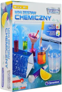 Clementoni Naukowa Zabawa Mini Zestaw Chemiczny 60952 - Mały naukowiec - miniaturka - grafika 2