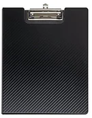 Teczki i skoroszyty - Maul MAULflex teczka z klipsem na dokumenty, wytrzymała teczka A4, wysuwane oczko do zawieszania, czarna - miniaturka - grafika 1