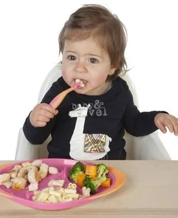 b.box Pierwsze sztućce do nauki samodzielnego jedzenia - lemon sherbet BB00723 - Sztućce dla dzieci - miniaturka - grafika 3