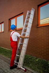 Krause 996 Drabina aluminiowa 3x11 CORDA wysokość robocza 7,25m) 99677129 77129-uniw - Drabiny - miniaturka - grafika 12