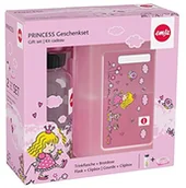 Lunch boxy - Beluga Spielwaren EMSA 518137 pojemnik na chleb " Prinzessin" z butelki do picia z Tritanu, plastik, wielokolorowa, 28 x 28 x 18 cm 518137 - miniaturka - grafika 1