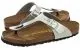 Klapki i japonki damskie - Birkenstock Japonki Gizeh Silver 043851 (BK13-d) para 36:1|37:2|38:2|39:2|40:2|41:2|42:1|35:1| - miniaturka - grafika 1