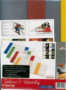 Panta Plast  Okładki zestaw 3-klasisty - Artykuły biurowe - miniaturka - grafika 2