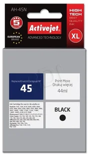 ActiveJet Tusz AH-45N (do drukarki Apple,Hewlett Packard, zamiennik HP 45 51645A supreme 44ml czarny) EXPACJAHP0031 - Tusze zamienniki ActiveJet Tusz AH-45N (do drukarki Apple,Hewlett Packard, zamiennik HP 45 51645A supreme 44ml czarny) EXPACJAHP0031 - Tusze zamienniki - miniaturka - grafika 2