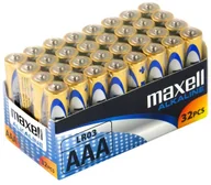 Baterie i akcesoria - Maxell 32 x bateria alkaliczna Alkaline LR03/AAA - miniaturka - grafika 1