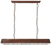 Lampy sufitowe - Brilliant Alvera 90880/55 lampa wisząca zwis 4x60W E27 brązowy - miniaturka - grafika 1