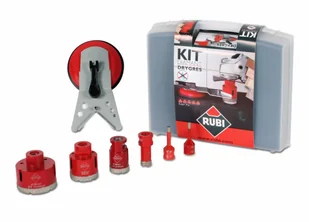 Zestaw 6 koronek na sucho Rubi Drygres +prowadnica - Otwornice - miniaturka - grafika 2