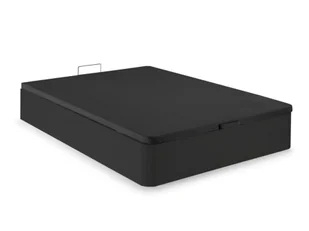 DREAMEA PLAY Stelaż ze skrzynią HESTIA marki Play - Czarny mat - 140x190 cm - Stelaże pod materac DREAMEA PLAY Stelaż ze skrzynią HESTIA marki Play - Czarny mat - 140x190 cm - Stelaże pod materac - miniaturka - grafika 1