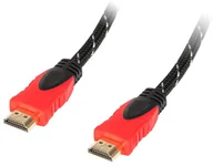 Kable - Przył.HDMI-HDMI RED 1.0m proste 92-051# - miniaturka - grafika 1