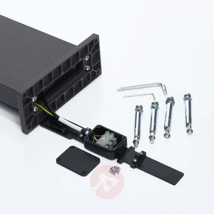 Lampenwelt com Słupek oświetleniowy LED Silvan, 100 cm - Lampy ogrodowe - miniaturka - grafika 5