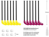 Unihokej - VICFLOOR vicf loor Floor ball Start zestaw 80 240485 - miniaturka - grafika 1