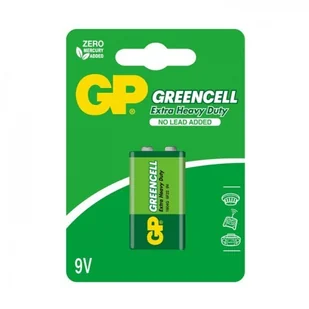 GP Cynkowo-chlorkowa GREENCELL 9V 6F22 9.0V 1604GLF-U1 - Baterie i akcesoria - miniaturka - grafika 4
