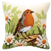 Poduszki dekoracyjne - Vervaco vervaco PN-0008480 Ver haft krzyżykowy poduszka drozd 1200\101 - miniaturka - grafika 1