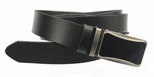 TRK (PL) Pasek Skórzany TRK (PL) (PL) 35 mm AUTOMAT SAMOZACISK ŁAMANY KLAMRA "CZARNA 1 " Skóra Naturalna DW CZARNY - Paski - miniaturka - grafika 2