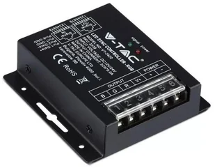V-TAC Sterownik Taśm LED RGB Radiowy 12V/24V 288W/576W RJ45 VT-2420 - Akcesoria do oświetlenia - miniaturka - grafika 3
